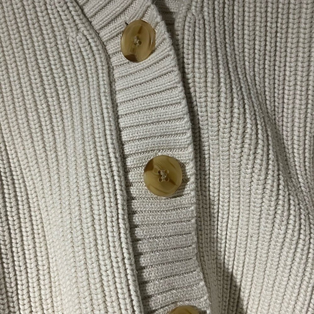 Banana Republic Thick Knit Cotton Cardigan - Picture 3 of 5